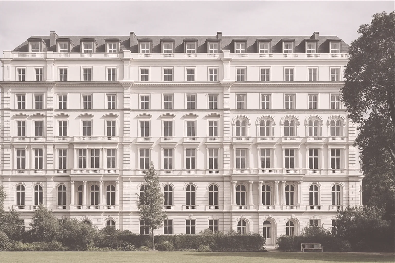 Gründerzeit-Fassade in Wien – Interior Design für Immobilien und Investment