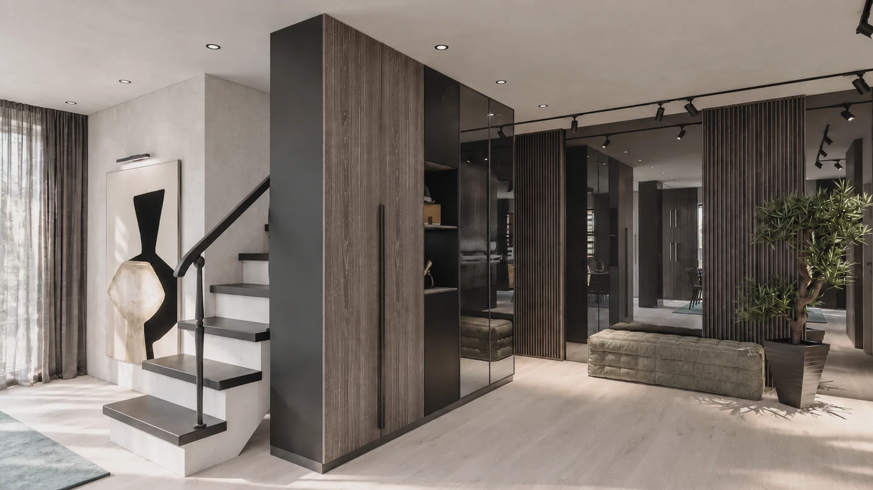Visualisierung Haus, Entrée & Stiege – Good Design